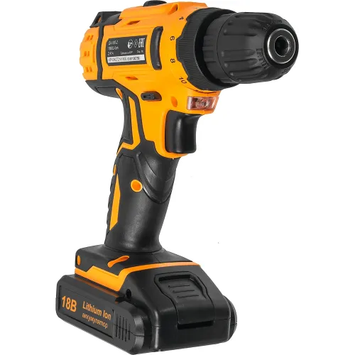 Дрель-шуруповерт Вихрь ДА-18Л-2 аккум. патрон:быстрозажимной (72/14/16)