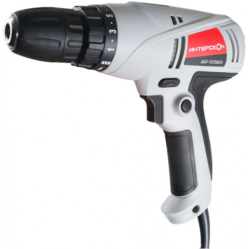 Дрель-шуруповерт Интерскол ДШ-10/260Э 260Вт патрон:быстрозажимной (210.1.1.00)