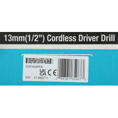 Дрель-шуруповерт Makita DDF453RFE аккум. патрон:быстрозажимной (кейс в комплекте)