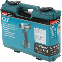 Шуруповерт Makita TD110DWAE аккум. патрон:держатель бит 1/4" (кейс в комплекте)