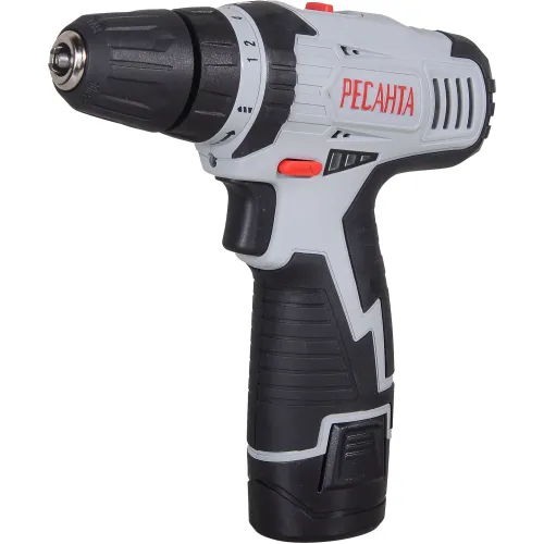 Дрель-шуруповерт Ресанта ДА-12-2ЛК аккум. патрон:быстрозажимной (кейс в комплекте) (75/14/2)