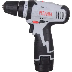 Дрель-шуруповерт Ресанта ДА-12-2ЛК аккум. патрон:быстрозажимной (кейс в комплекте) (75/14/2)