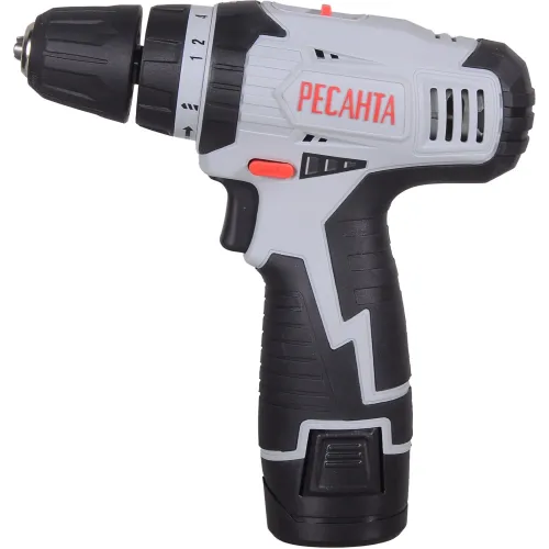 Дрель-шуруповерт Ресанта ДА-12-2ЛК аккум. патрон:быстрозажимной (кейс в комплекте) (75/14/2)