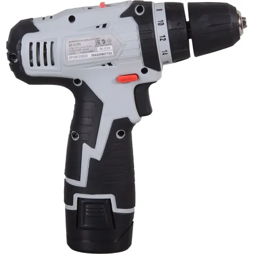 Дрель-шуруповерт Ресанта ДА-12-2ЛК аккум. патрон:быстрозажимной (кейс в комплекте) (75/14/2)