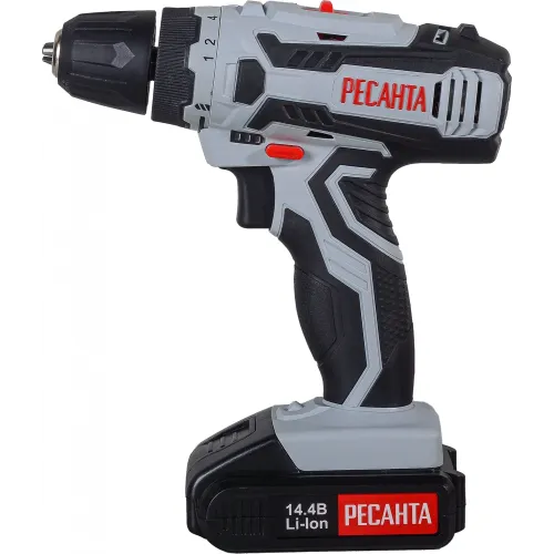 Дрель-шуруповерт Ресанта ДА-14-2Л аккум. патрон:быстрозажимной (75/14/3)