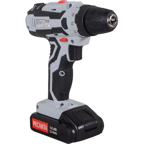 Дрель-шуруповерт Ресанта ДА-14-2Л аккум. патрон:быстрозажимной (75/14/3)