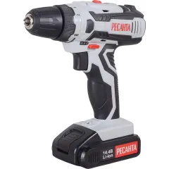 Дрель-шуруповерт Ресанта ДА-14-2ЛК аккум. патрон:быстрозажимной (кейс в комплекте) (75/14/4)