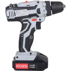 Дрель-шуруповерт Ресанта ДА-14-2ЛК аккум. патрон:быстрозажимной (кейс в комплекте) (75/14/4)