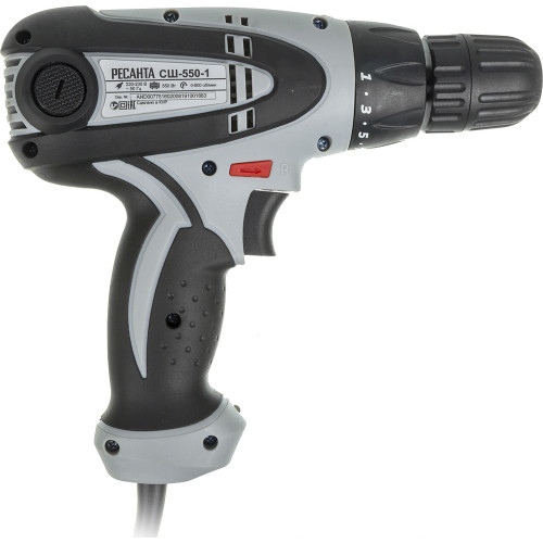 Дрель-шуруповерт Ресанта СШ-550-1 550Вт патрон:быстрозажимной (75/16/2)