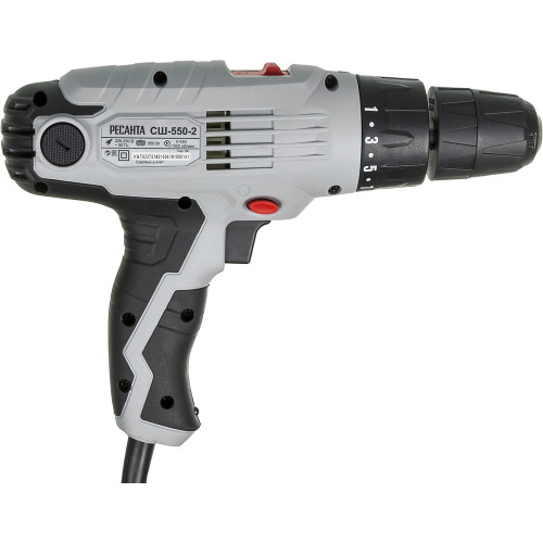 Дрель-шуруповерт Ресанта СШ-550-2 550Вт патрон:быстрозажимной (75/16/1)