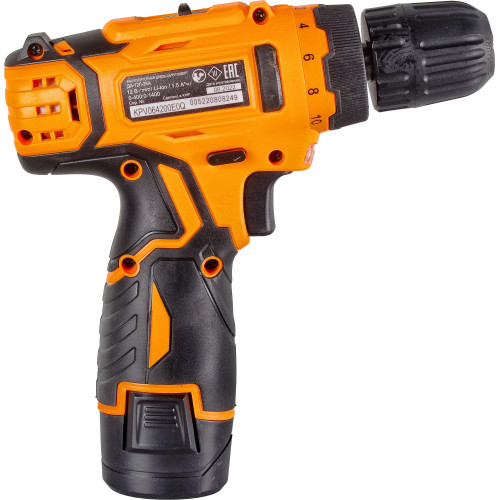 Дрель-шуруповерт Вихрь ДА-12Л-2КА аккум. патрон:быстрозажимной (кейс в комплекте) (72/14/26)