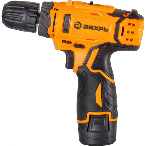 Дрель-шуруповерт Вихрь ДА-12Л-2КА аккум. патрон:быстрозажимной (кейс в комплекте) (72/14/26)