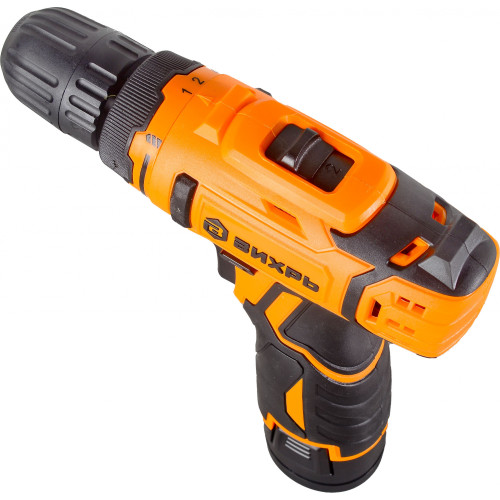 Дрель-шуруповерт Вихрь ДА-12Л-2КА аккум. патрон:быстрозажимной (кейс в комплекте) (72/14/26)