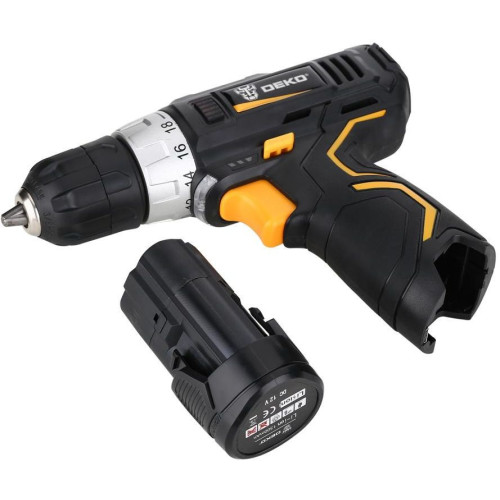 Дрель-шуруповерт Deko GCD12DU3 аккум. патрон:быстрозажимной (063-4096)