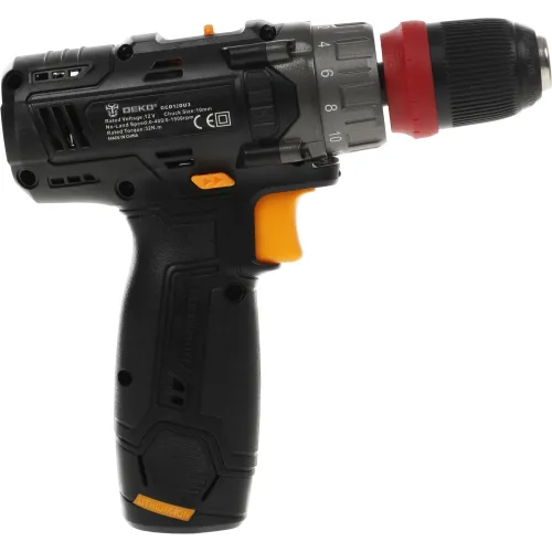 Дрель-шуруповерт Deko GCD12DU3 аккум. патрон:быстрозажимной (063-4114)