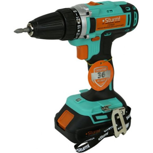 Дрель-шуруповерт Sturm! CD3620 аккум. патрон:быстрозажимной (кейс в комплекте)