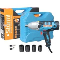 Гайковерт Sturm! ID2111 1000Вт патрон:квад.1/2" (кейс в комплекте)