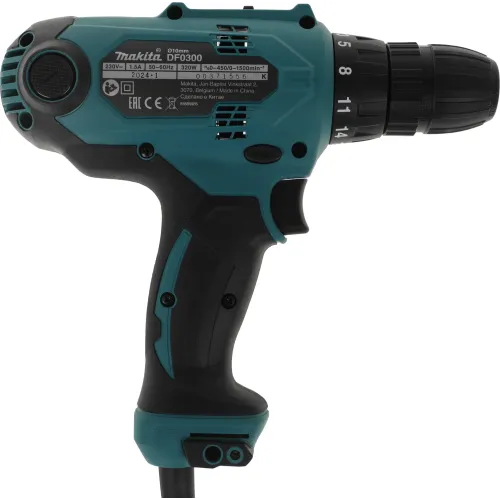 Дрель-шуруповерт Makita DF0300 320Вт патрон:быстрозажимной