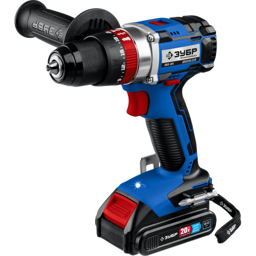 Дрель-шуруповерт Зубр DBS-201-22 аккум. патрон:быстрозажимной (кейс в комплекте)