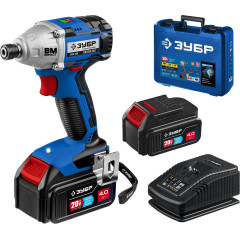 Винтоверт Зубр GVB-250-42 аккум. патрон:держатель бит 1/4" (кейс в комплекте)
