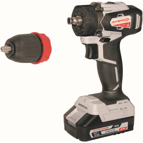 Дрель-шуруповерт Интерскол ДА-13/18ВК аккум. патрон:быстрозажимной (575.2.2.77)