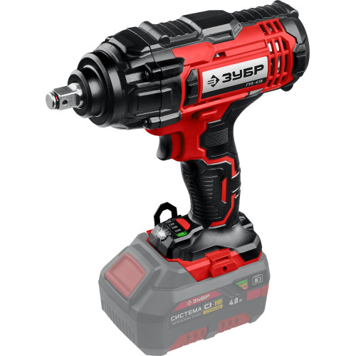 Гайковерт Зубр ГУЛ-410 аккум. патрон:квад.1/2"