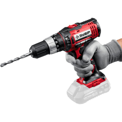 Дрель-шуруповерт Зубр ДШУ-185 аккум. патрон:быстрозажимной