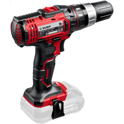 Дрель-шуруповерт Зубр ДШУ-185 аккум. патрон:быстрозажимной