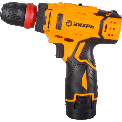 Дрель-шуруповерт Вихрь ДА-12Л-2КC аккум. патрон:быстрозажимной (кейс в комплекте) (72/14/33)