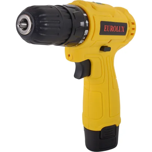 Дрель-шуруповерт Eurolux ДА-12/1Li аккум. патрон:быстрозажимной (72/14/37)