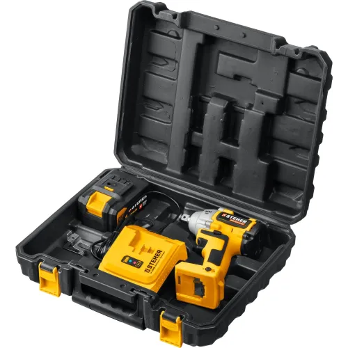 Гайковерт Steher CWB-300-1 аккум. патрон:квад.1/2" (кейс в комплекте)