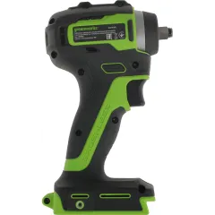 Гайковерт Greenworks G24IW200 аккум. патрон:квад.3/8" (3803607)
