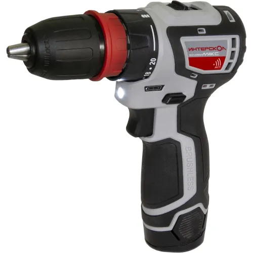 Дрель-шуруповерт Интерскол ДА-10/12В 36 аккум. патрон:быстрозажимной (687.2.2.77)