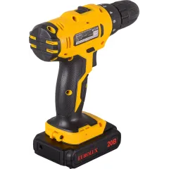 Дрель-шуруповерт Eurolux ДА-20/2Li аккум. патрон:быстрозажимной (кейс в комплекте) (72/14/52)