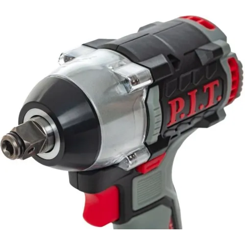 Гайковерт P.I.T. PIW20H-300B аккум. патрон:квад.1/2"