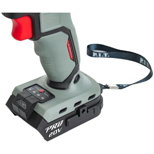 Гайковерт P.I.T. PIW20H-300B аккум. патрон:квад.1/2"