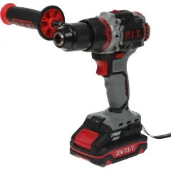 Дрель-шуруповерт P.I.T. PSB20H-13D/1 аккум. патрон:быстрозажимной (кейс в комплекте)