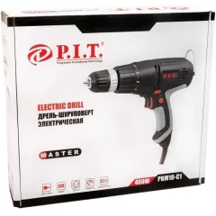 Дрель-шуруповерт P.I.T. PBM10-C 550Вт патрон:быстрозажимной