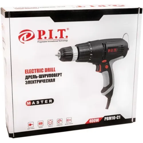 Дрель-шуруповерт P.I.T. PBM10-C 550Вт патрон:быстрозажимной