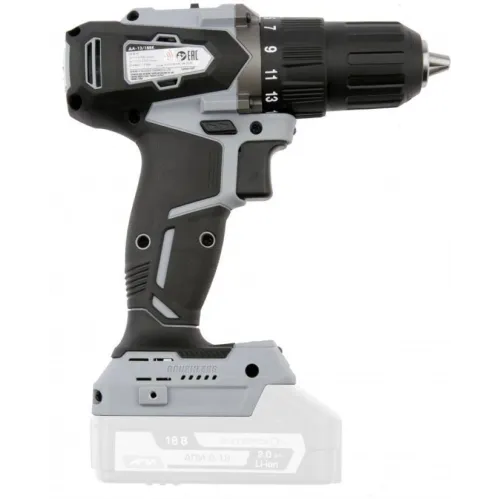 Дрель-шуруповерт Интерскол ДА-13/18ВК 45 без АКБ и ЗУ аккум. патрон:быстрозажимной (кейс в комплекте) (575.0.0.70)