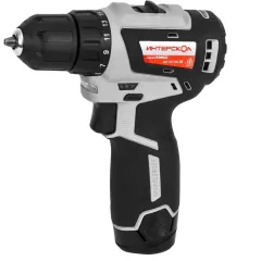 Дрель-шуруповерт Интерскол ДА-10/12В аккум. патрон:быстрозажимной (кейс в комплекте) (757.3.2.40)