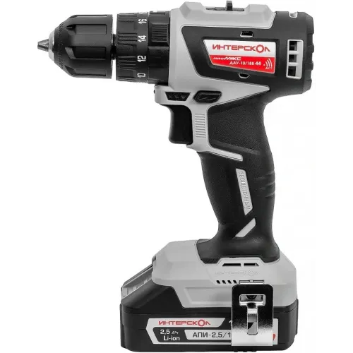 Дрель-шуруповерт Интерскол ДАУ-10/18В аккум. патрон:быстрозажимной (кейс в комплекте) (769.2.2.45)
