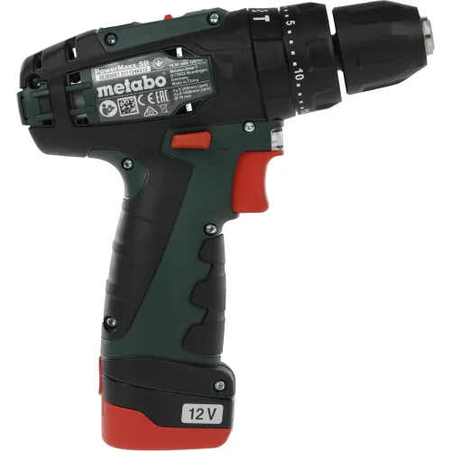 Винтоверт Metabo PowerMaxx SB аккум. патрон:быстрозажимной (кейс в комплекте) (600385500)