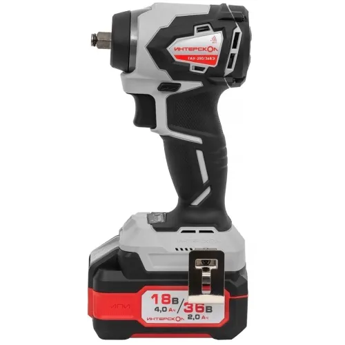 Гайковерт Интерскол ГАУ-250/36ВЭ аккум. патрон:квад.3/8" (кейс в комплекте) (863.2.2.70)