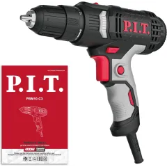 Дрель-шуруповерт P.I.T. PBM10-C3 400Вт патрон:быстрозажимной