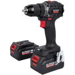 Дрель-шуруповерт Elitech CD 20SL2 (E2201.040.02) 80Вт аккум. патрон:быстрозажимной (кейс в комплекте) (205718)