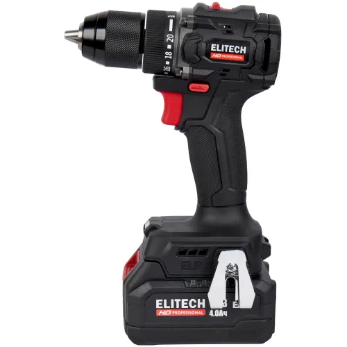 Дрель-шуруповерт Elitech CD 20SL2 (E2201.040.02) 80Вт аккум. патрон:быстрозажимной (кейс в комплекте) (205718)