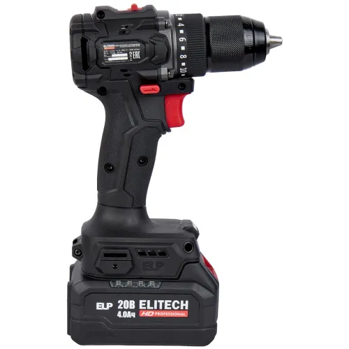 Дрель-шуруповерт Elitech CD 20SL2 (E2201.040.02) 80Вт аккум. патрон:быстрозажимной (кейс в комплекте) (205718)