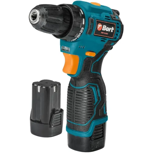 Дрель-шуруповерт Bort BAB-16-BLK аккум. патрон:быстрозажимной (кейс в комплекте) (93414868)