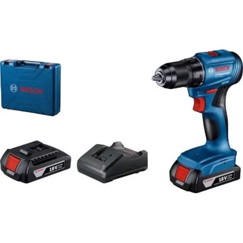 Дрель-шуруповерт Bosch GSR 185-LI аккум. патрон:быстрозажимной (кейс в комплекте) (06019K30F0)